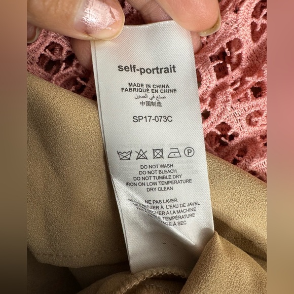 SELF PORTRAIT Cutwork Mini Dress - Picture 7 of 11